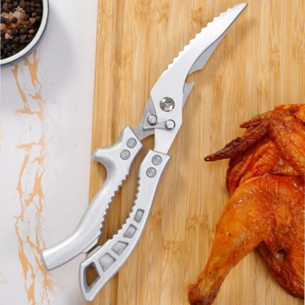 Tijeras de cocina de acero inoxidable de alta resistencia para huesos de pollo
