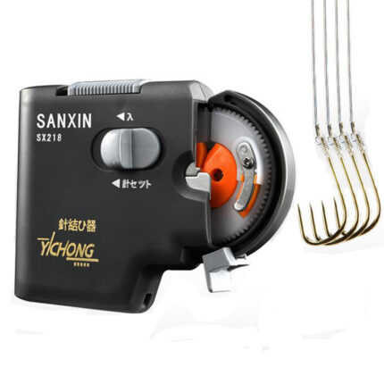 Máquina portátil y automática de atar anzuelos de pesca (eléctrica) – Accesorios de pesca