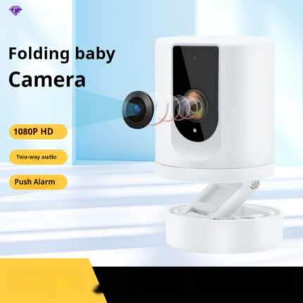 Cámara inteligente para el hogar 1080p con vídeo HD e intercomunicador de voz para vigilar a gatos y perros.