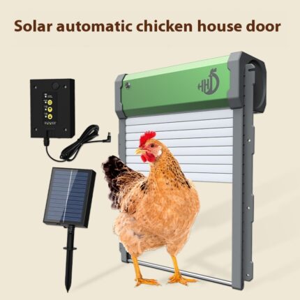 Puerta automática e inteligente para gallinero con sensor de luz