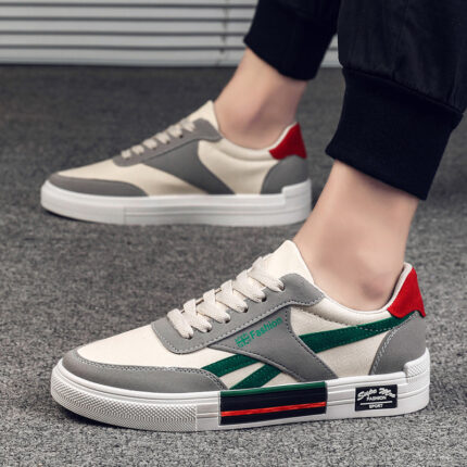 Zapatillas de lona para hombre, calzado casual de moda