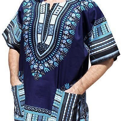 Ropa africana de manga corta para hombre