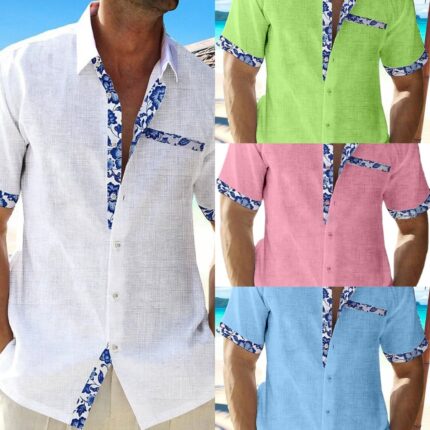 Camisas informales de verano para hombre, estilo playero